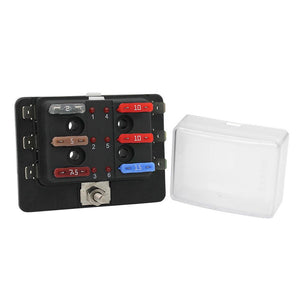 Cole Hersee Standard 6 ATO Fuse Block w/LED Indicators - TRAPSKI