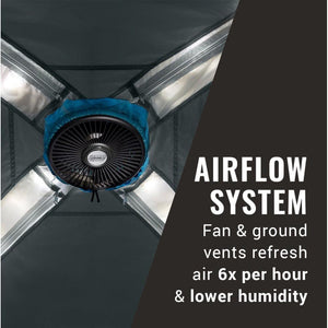 Coleman OneSource Rechargeable 4-Person Camping Dome Tent w/Airflow System LED Lighting - TRAPSKI