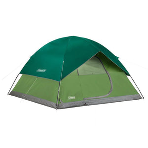 Coleman Sundome 6-Person Camping Tent - Spruce Green - TRAPSKI