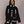Sherpa Fleece Jacket Black / White - Women's
