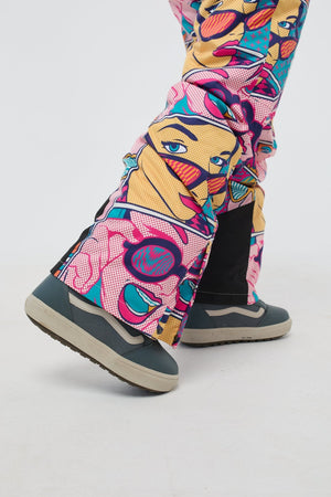 Comic Book Candy - Shaped Women's Ski Suit - TRAPSKI