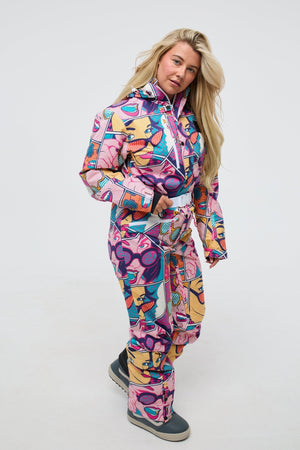 Comic Book Candy - Shaped Women's Ski Suit - TRAPSKI