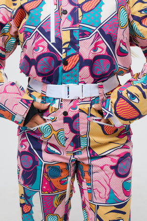 Comic Book Candy Ski Suit - Women's - TRAPSKI