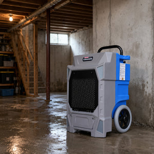 190 Pint Commercial Industrial Dehumidifier 7,000 ft² Rated LGR Integrated Pump Drain Hose