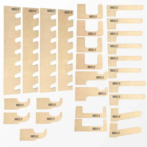 Complete Stud Mounted Shed Organization Kit