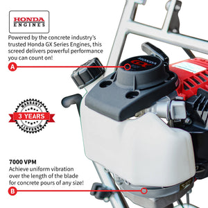 Tomahawk PRO Series Honda Concrete Power Screed Dual Magnesium Blade Bundle (Choose 2 Boards) - TRAPSKI