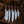 Cone Back Handles D2 Steel Chef Knife Set with Leather Roll Kit