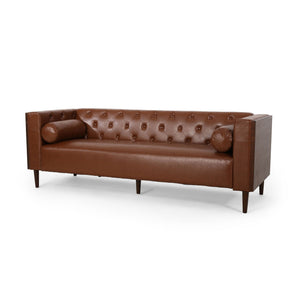 Contemporary 3 Seater Sofa with Tufted Design - Available in Multiple Colors