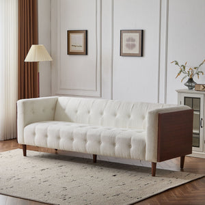 Contemporary 3 Seater Sofa with Tufted Design - Available in Multiple Colors