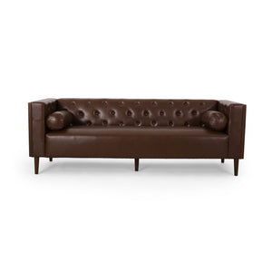 Contemporary 3 Seater Sofa with Tufted Design - Available in Multiple Colors