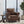 Contemporary Club Chair with Nailhead Trim and Rolled Armrests - Dark Brown or Black