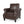 Contemporary Club Chair with Nailhead Trim and Rolled Armrests - Dark Brown or Black
