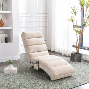 Ergonomic Electric Massage Chaise Lounge with Remote Control - Multiple Colors
