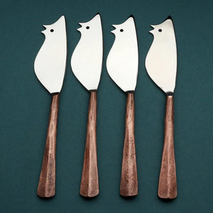 Copper Ridge Ratoncito Cheese Spreader/Knife 4 Pc. Set