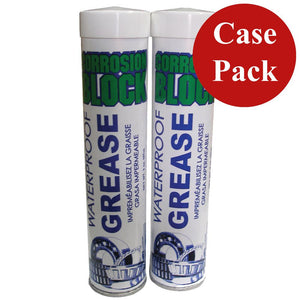 Corrosion Block High Performance Waterproof Grease - (2)2oz Tube - Non-Hazmat, Non-Flammable Non-Toxic *Case of 6* - TRAPSKI