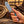 Handmade Damascus Cowboy Cutter Knife with Walnut & Turquoise Handle