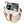 Brown & White Expandable Hardshell 6-Piece Luggage Set with TSA Locks