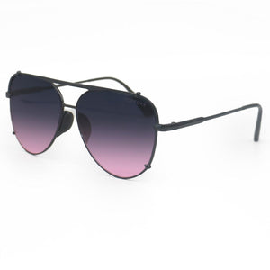 Cristina - Tangle Free - Faded Purple & Pink Aviator Sunglasses - TRAPSKI
