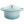 Crock-Pot 3 Quart Round Enamel Cast Iron Covered Dutch Oven Cooker, Aqua Blue