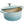 Crock-Pot 3 Quart Round Enamel Cast Iron Covered Dutch Oven Cooker, Aqua Blue