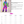Rainbow Road Shaped Women's Ski Suit