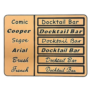 Custom Names - Add Your Name to Decking Kits - Choose Font & Letter Style