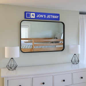 Trailhead Personalized or Custom Sign - indoor/outdoor - 36 X 6 Inches - TRAPSKI