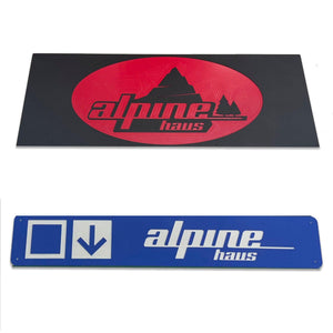 Trailhead Personalized or Custom Sign - indoor/outdoor - 36 X 6 Inches - TRAPSKI