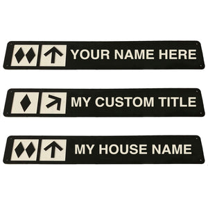 Trailhead Personalized or Custom Sign - indoor/outdoor - 36 X 6 Inches - TRAPSKI
