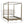 Queen Canopy Bed Frame With Upholstered Headboard - Brown