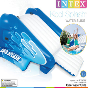 Intex Inflatable Pool Water Slide, Blue (2 Pack) & Intex Repair Kit (2 Pack)