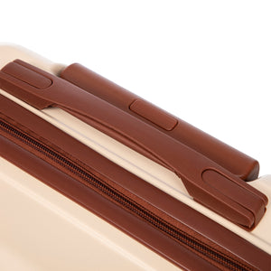 14'/20' 2-Piece ABS Spinner Wheel Luggage Set (Beige)