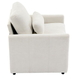 Cozy Upholstered Cushion Armchair For Living Room