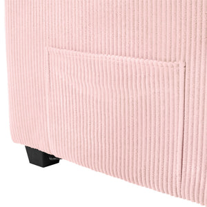 Sleeper Sofa Loveseat Sofa With Full Size Mattress, 2 USB Ports, 2 Cup Holders, 2 Side Pockets And Phone Holder