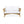 Outdoor Wooden Loveseat with Cushions - White/Teak