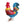 Wrought-Iron Rooster Garden Statue
