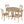 Modern Dining Table Set For 4, Round Table And 4 Kitchen Room Chairs, 5 Piece Kitchen Table Set For Dining Room, Dinette, Breakfast Nook