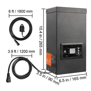 300W Low Voltage Landscape Transformer with Timer and Photocell Sensor