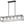 6 Light Farmhouse Chandelier, Modern Industrial Linear Rectangular Crystal Pendant Light Cage Chandelier For Dining Room, Kitchen Island, Bar, Long Table, G9*6 Bulbs Included - Matte Black