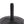 Black Rock Resin Outdoor Umbrella Base with Steel Support in Black Finish