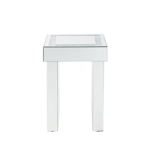 Noralie Mirrored & Faux Diamonds End Table