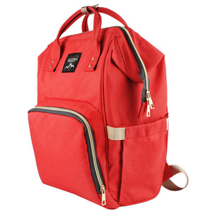 Mummy Diaper Bag Backpack Water-Resistant Large Capacity Travel Nappy Backpack Baby Nursing Handbag for Mom Dad Baby Care