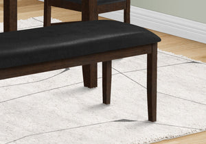Rectangular Upholstered Hallway Bench - Transitional Design