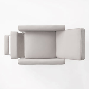 Upholstered Push Back Recliner Chair For Living Room