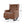 Moss Upholstered Rocking Recliner with Diamond Tufting and Wingback – Light Brown