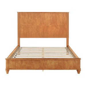 Platform Bed Frame & Tall Headboard