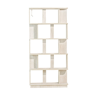 Modern 5 Tier Open Storage Bookcase