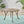 Outdoor Acacia Wood Round Dining Table with Curved Legs