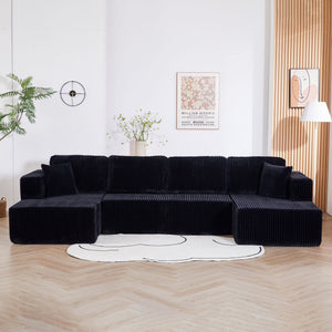 U-Shape Modular Sectional Sofa For Living Room