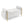 Elegant Upholstered Storage Bench With Cylindrical Arms And Iron Legs,